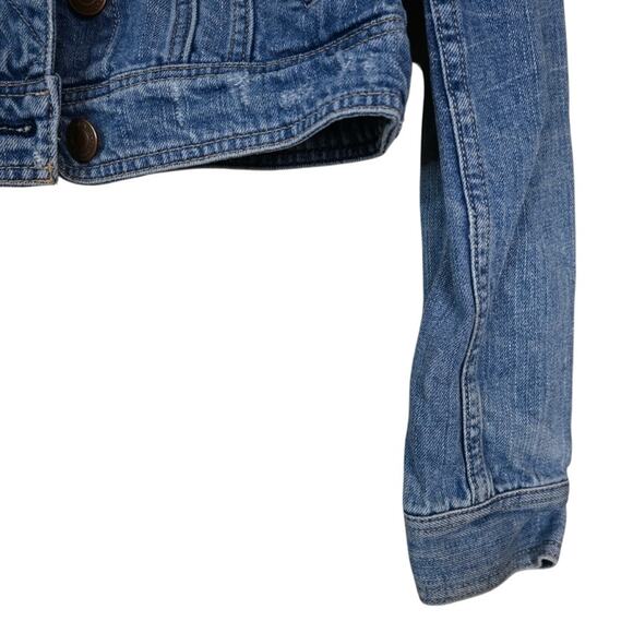 American Eagle Womens S Denim Jean Jacket - Picture 6 of 9